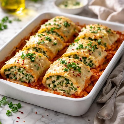 Image of Broccoli Lasagna Rolls