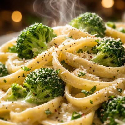 Image of Broccoli Pasta Alfredo