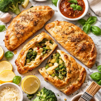 Image of Broccoli Potato Calzone