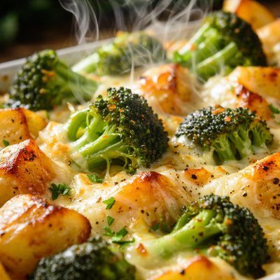 Image of Broccoli Potato Cheese Bake