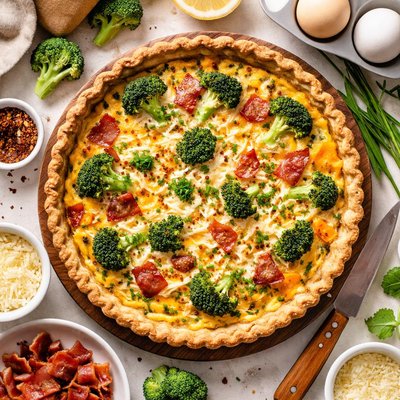 Image of Quiche de Brócoli sin Soja