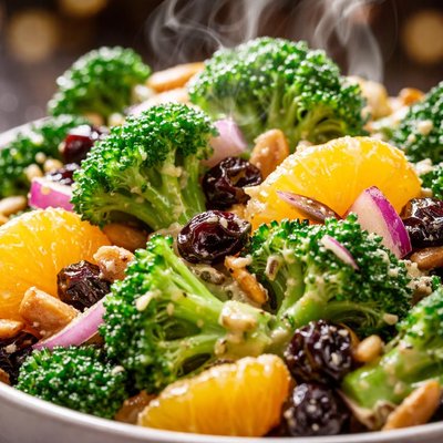 Image of Broccoli Raisin Orange Salad