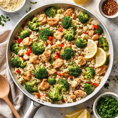 Image of Broccoli Rice and Chicken