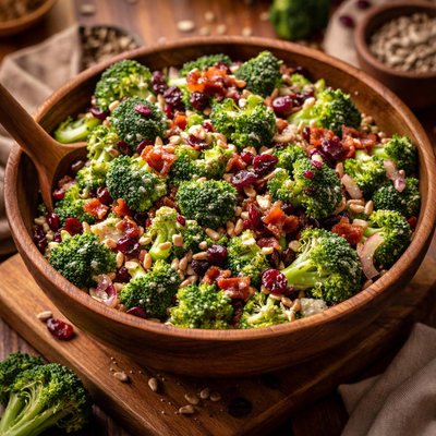 Image of Broccoli Salad with Bacon and Craisins