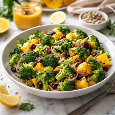 Image of Broccoli Salad with Mango Dressing
