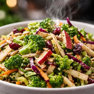 Image of Broccoli Slaw Salad with Apple Brocco Slaw