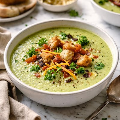 Image of Broccoli Soup Down Home W the Neelys