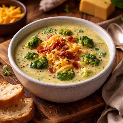 Image of Broccoli Soup with Sharp Cheddar