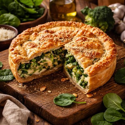 Image of Broccoli Spinach Pie