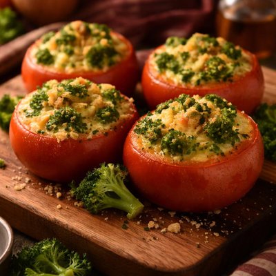 Image of Broccoli Stuffed Tomatoes
