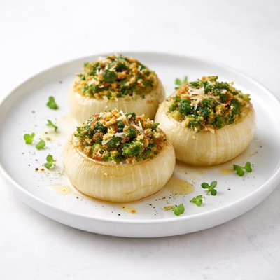 Image of Broccoli Stuffed Vidalia Onions