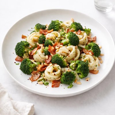 Image of Broccoli Tortellini and Bacon Salad