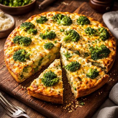 Image of Broccoli Two Cheese Frittata