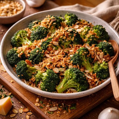 Image of Broccoli with Almond Breadcrumb Topping