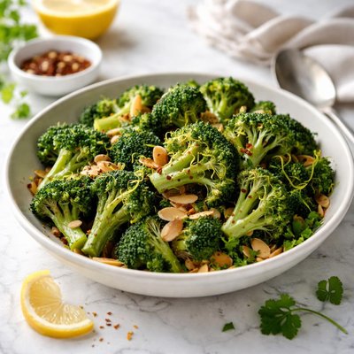 Image of Broccoli with Almonds and Lemon Zest