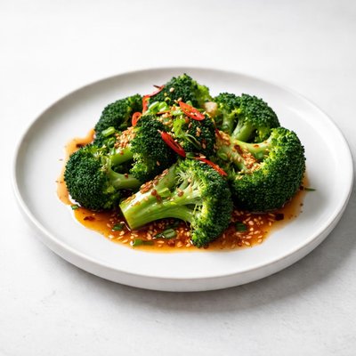 Image of Broccoli with Asian Style Dressing