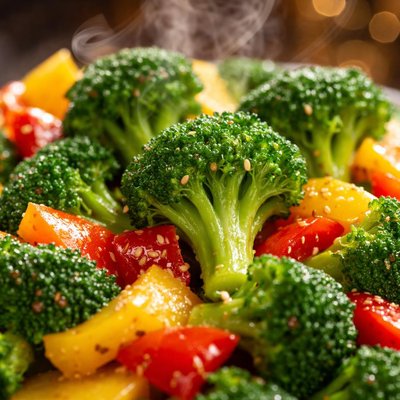 Image of Broccoli with Bell Peppers