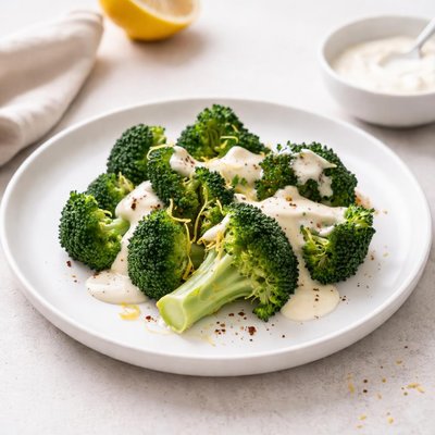 Image of Broccoli with Creamy Lemon Sauce