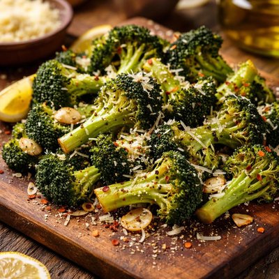 Image of Broccoli with Garlic and Asiago