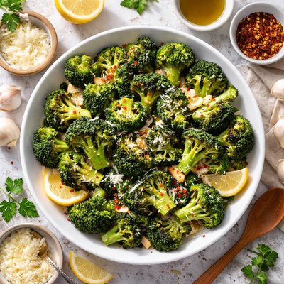 Image of Broccoli with Garlic and Parmesan