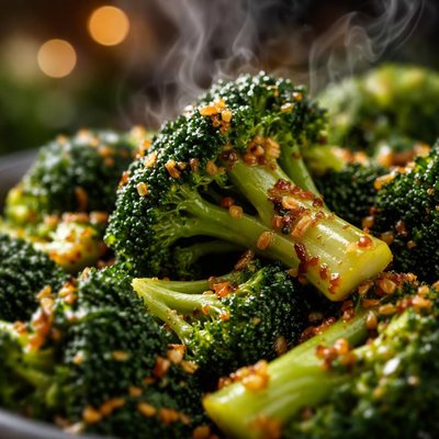 Image of Broccoli with Garlic and Soy Sauce