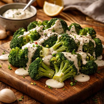 Image of Broccoli with Horseradish Sauce