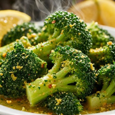 Image of Broccoli with Lemon Butter Sauce