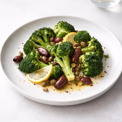 Image of Broccoli with Lemon Kalamata Olives and Capers
