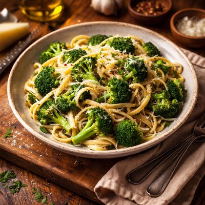 Image of Broccoli with Linguine