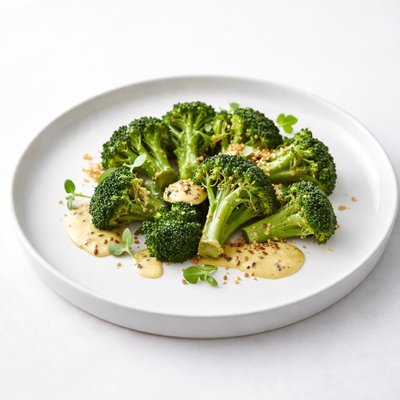 Image of Broccoli with Mustard Butter