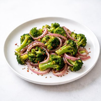 Image of Broccoli with Onions and Cumin