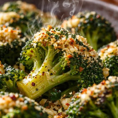 Image of Broccoli with Parmesan Crust