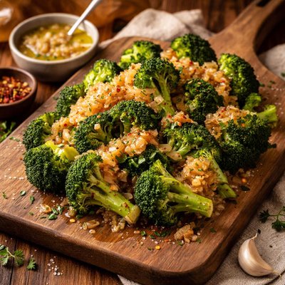 Image of Broccoli with Sweet Onion Vinaigrette