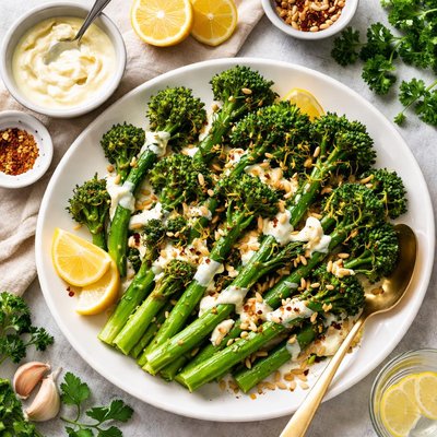 Image of Broccolini with Creamy Lemon Sauce