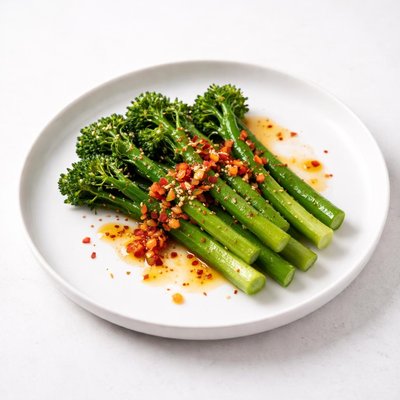Image of Broccolini with Pepper Dressing