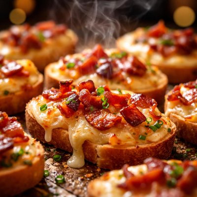 Image of Broiled Bacon and Cheese Bites
