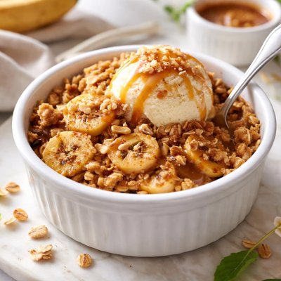 Image of Broiled Banana Crisp
