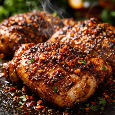 Image of Broiled Chicken in Spicy Marinade