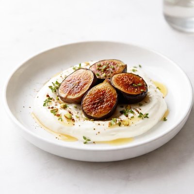 Image of Broiled Figs and Yogurt