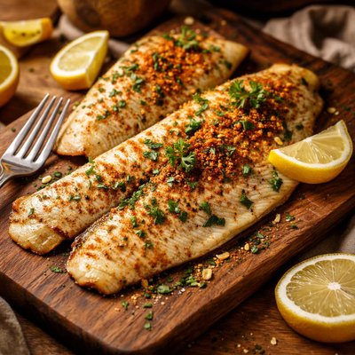Image of Broiled Flounder So Easy