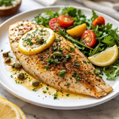 Image of Broiled Flounder Ww