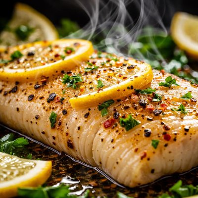 Image of Broiled Lemon Pepper Fish