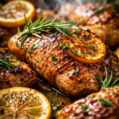Image of Broiled Lemon Rosemary Chicken