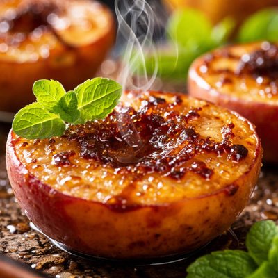 Image of Broiled Peaches