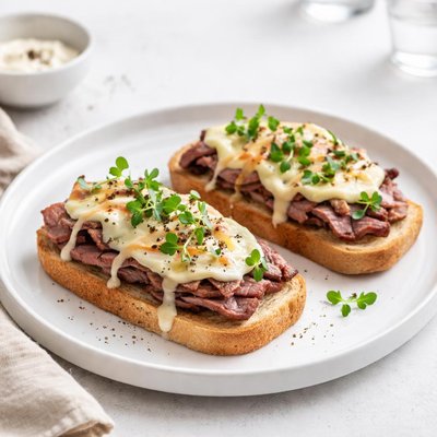 Image of Broiled Roast Beef Sandwiches