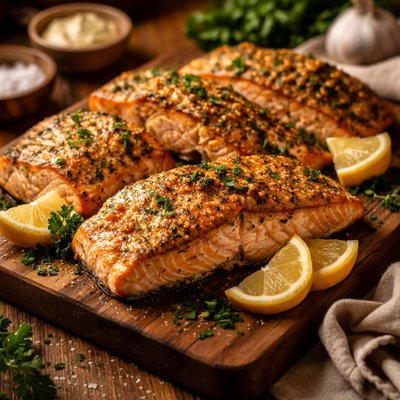Image of Broiled Salmon Dijon