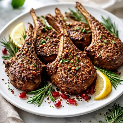 Image of Broiled Seasoned Lamb Chops