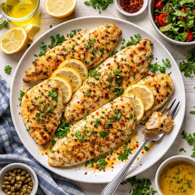 Image of Broiled Sole Parmesan