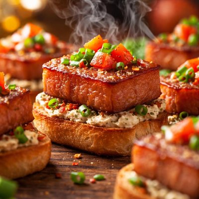 Image of Broiled Spam Appetizers