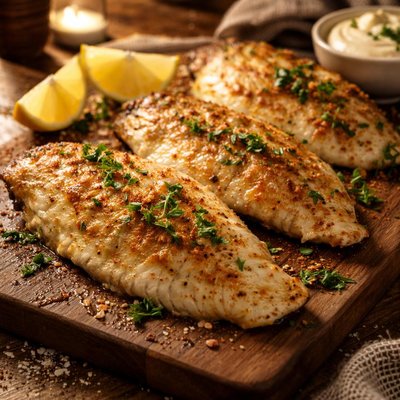 Image of Broiled Tilapia Parmesan